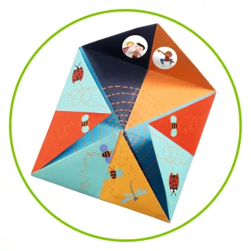 Djeco Origami - Sótartó - Origami bird game