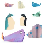 Djeco: Design by Origami - Sarkkör állatai - Polar animals