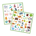 Djeco: Design by Matricák - Állatok - Animals