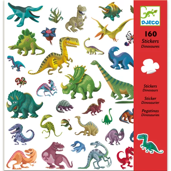 Djeco Matricák - Dinoszauruszok - Dinosaurs Djeco Matricák - Dinoszauruszok - Dinosaurs
