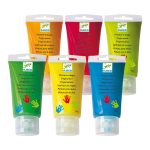 Djeco: Design by Ujjfesték - Hat színű - Peinture