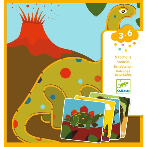 Djeco rajzsablonok - Dínók