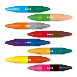 Djeco - 8 duplavégű zsírkréta - 8 twins crayons