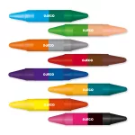 Djeco - 8 duplavégű zsírkréta - 8 twins crayons