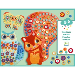   Djeco: Design by Mozaikkép készítés - Ezer virág - Millefiori