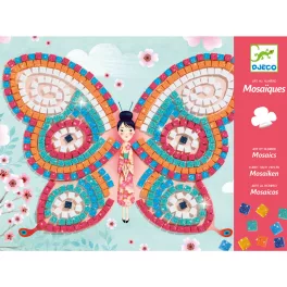   Djeco: Design by Mozaikkép készítés - Pillangók - Butterflies