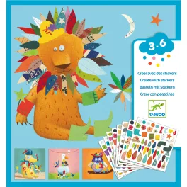   Djeco: Design by Matricázó képkészítés - Alkoss állatokat! - Create animals