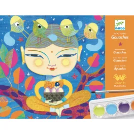   Djeco: Design by Művészeti műhely, festés - Indiai hangulat  -India