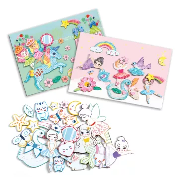 Djeco 3in1 képkészítő - A world to create, girls
