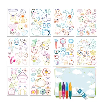 Djeco 3in1 képkészítő - A world to create, girls