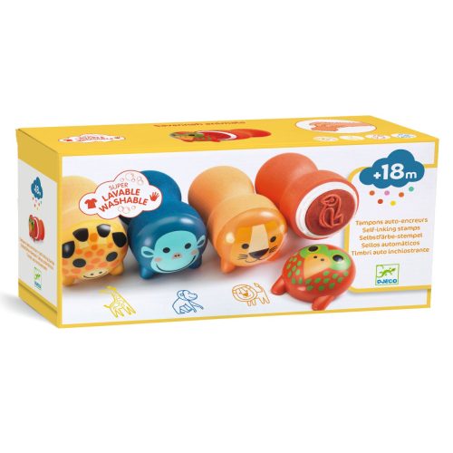 Djeco Nyomdakészlet - Kiskezes - Safari állatok