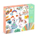 Djeco Kollázs műhely - Kreatív alkatrészek készlete - Creativity kit