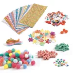 Djeco Kollázs műhely - Kreatív alkatrészek készlete - Creativity kit