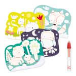 Djeco vízzel színező készlet - Varázslat az erdőben