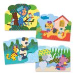 Djeco vízzel színező készlet - Bújócska a szabadban