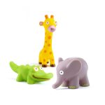 Djeco toronyépítő kocka - Maxi, szavannai állatok - Maxi Topanijungle