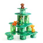 Toronyépítő játék - Csövek és lemezek - TopaniTube