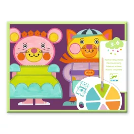   Djeco: Design by Palettafestés - Pufók pofik - Palette painting - Chubby cheeks