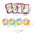 Djeco: Design by Palettafestés - Pufók pofik - Palette painting - Chubby cheeks