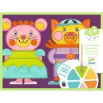 Djeco: Design by Palettafestés - Pufók pofik - Palette painting - Chubby cheeks