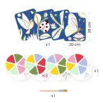 Djeco: Design by Palettafestés - Röpködők - Palette painting - Creepy crawlies