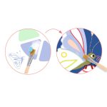 Djeco: Design by Palettafestés - Röpködők - Palette painting - Creepy crawlies