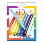 Djeco - Filctoll készlet - Szivárvány, 10 színű - Rainbow