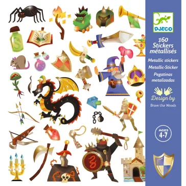   Djeco Matricák - Középkori fantáziavilág - Medieval fantasy
