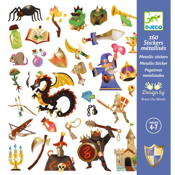 Djeco Matricák - Középkori fantáziavilág - Medieval fantasy Djeco Matricák - Középkori fantáziavilág - Medieval fantasy