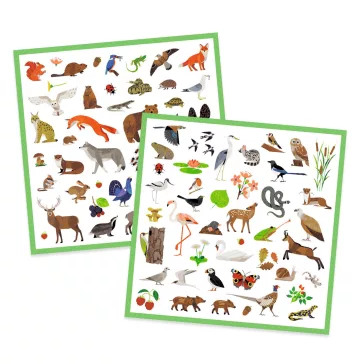 Djeco: Design by Matricák - Állatvilág - Fauna