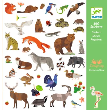 Djeco: Design by Matricák - Állatvilág - Fauna