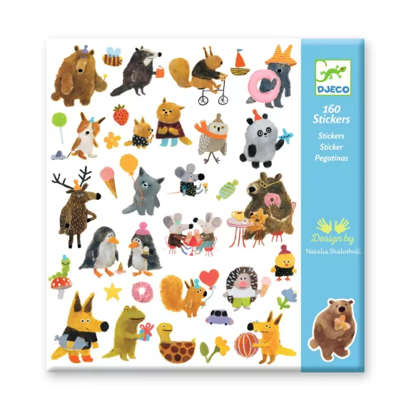 Matricák - Bundás barátok - Fluffy friends Matricák - Bundás barátok - Fluffy friends