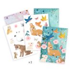 Djeco: Design by Kreatív műhely - 6 technika 1 dobozban - Bájos bolyhos - Fluffy box