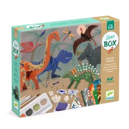   Djeco Kreatív műhely - 6 technika 1 dobozban - Dinoszauruszok világa