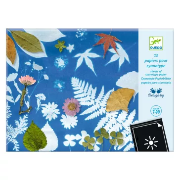   Djeco - Művészeti műhely - Papírok a Cianotípia technikához - Cyanotype Paper