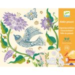 Djeco - Művészeti műhely - Nyomat készítés, golgotavirág - Passionflower