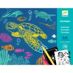 Djeco: Design by Művészeti műhely - Tengermély kék - Ultramarine, Cyanotype