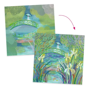   Djeco: Design by Művészeti műhely - Tavirózsák - Inspired by Claude Monet - Water Lily