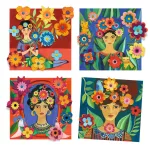 Djeco Művészeti műhely - Virágdíszben - Inspired by Frida Kahlo - Coyoacán