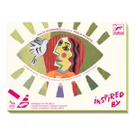 Djeco: Design by Művészeti műhely - Kubus fejek - Inspired by Pablo Picasso - Square Heads