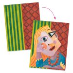 Djeco: Design by Művészeti műhely - Kubus fejek - Inspired by Pablo Picasso - Square Heads