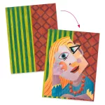 Djeco: Design by Művészeti műhely - Kubus fejek - Inspired by Pablo Picasso - Square Heads