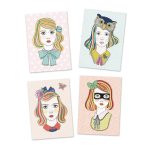 Djeco: Design by Scoubidou fonalas képkészítés - Frizura készítő