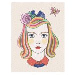 Djeco: Design by Scoubidou fonalas képkészítés - Frizura készítő