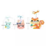 Djeco: Design by Artistic Aqua - Vizes gyöngykirakó készlet, Bundás barátok - Furry friends