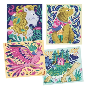   Djeco Gyémántszemes kirakó - Misztikus lények - Mythical Creatures