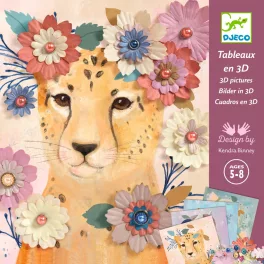   Djeco Művészeti műhely - Állatok virágokkal - Floral wreaths