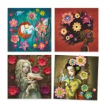 Djeco: Design by Művészeti műhely - Rejtélyes hősnők rózsákkal - Rock'n Roses