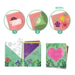 Djeco Csillámkép készítés - Virág szirmok