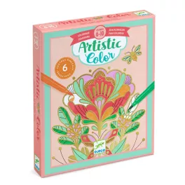   Djeco Művészeti műhely - Színező - Virágmandala - Flora